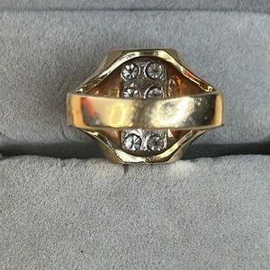 Accessories | Estate Vintage 14k Gold Diamond Mens Ring | Poshmark